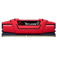 GSKILL RipjawsV Kırmızı 8GB 3000Mhz DDR4 Soğutuculu CL15 Pc Ram F4-3000C15S-8GVRB - 1